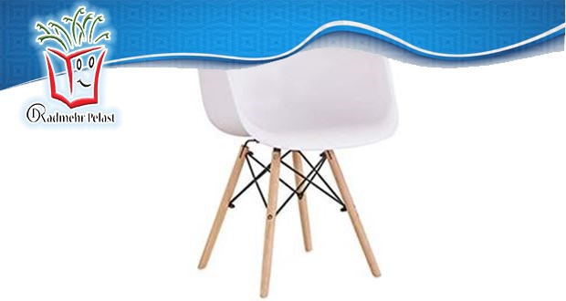 خرید آنلاین صندلی پلاستیکی پایه چوبی